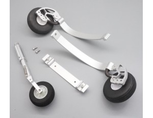 Top-Design CNC Front & Main Suspension Strut & Wheel Set For FMS 1.2M Ranger Plane